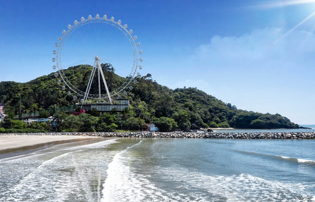 Balne Rio Cambori Ter Maior Roda Gigante Estaiada Da Am Rica Latina