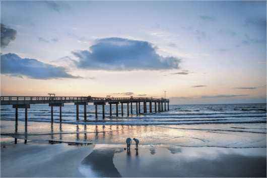 Praia Ponte Vedra em St. Augustine
