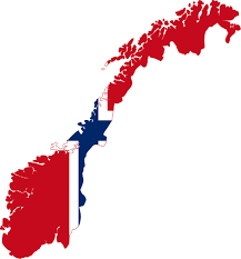 norway map flag
