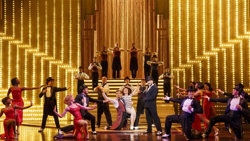 Photo: PARAMOUR on Broadway - A Cirque du Soleil Musical; Cast: Indigo: Ruby Lewis A.J.: Jeremy Kushnier Joey: Ryan Vona Invited dress rehearsal photographed: Friday, April 15, 2016; 7:00 PM at the Lyric Theatre/Broadway, New York; Photograph: © 2016 RICHARD TERMINE PHOTO CREDIT - RICHARD TERMINE