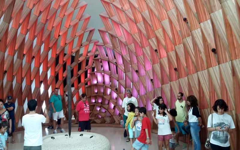 Área interna do Museu do Amanhã