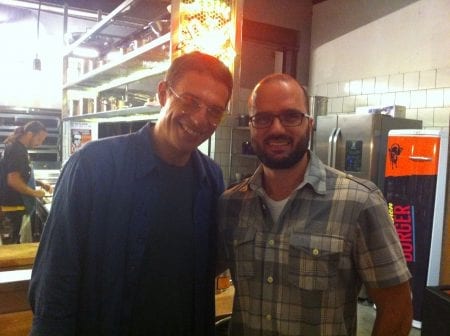 Chef Olivier Anquier e Fábio Maia de Travelpedia