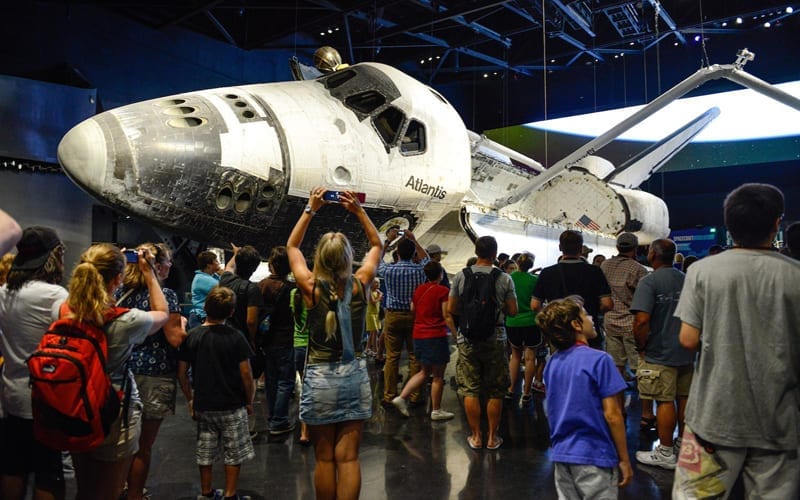 ônibus espacial Atlantis no Kennedy Space Center