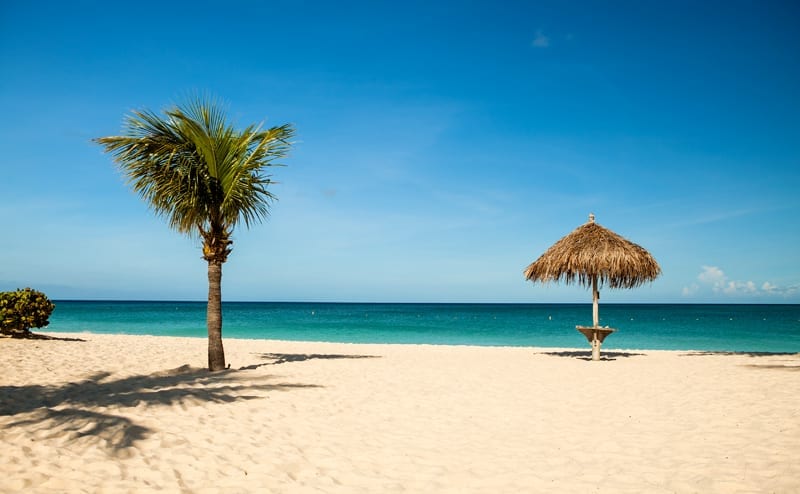 Eagle Beach em Aruba