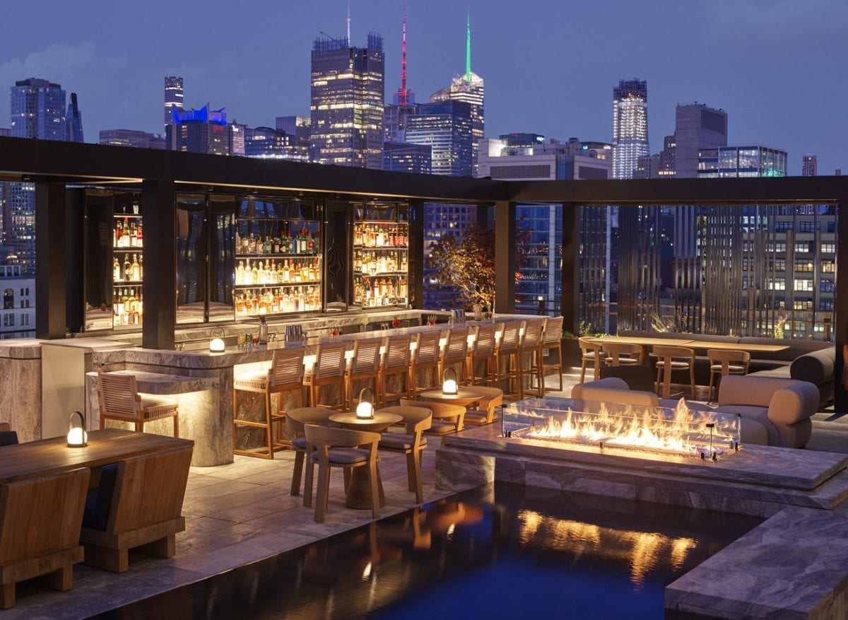 Rooftop na Big Apple