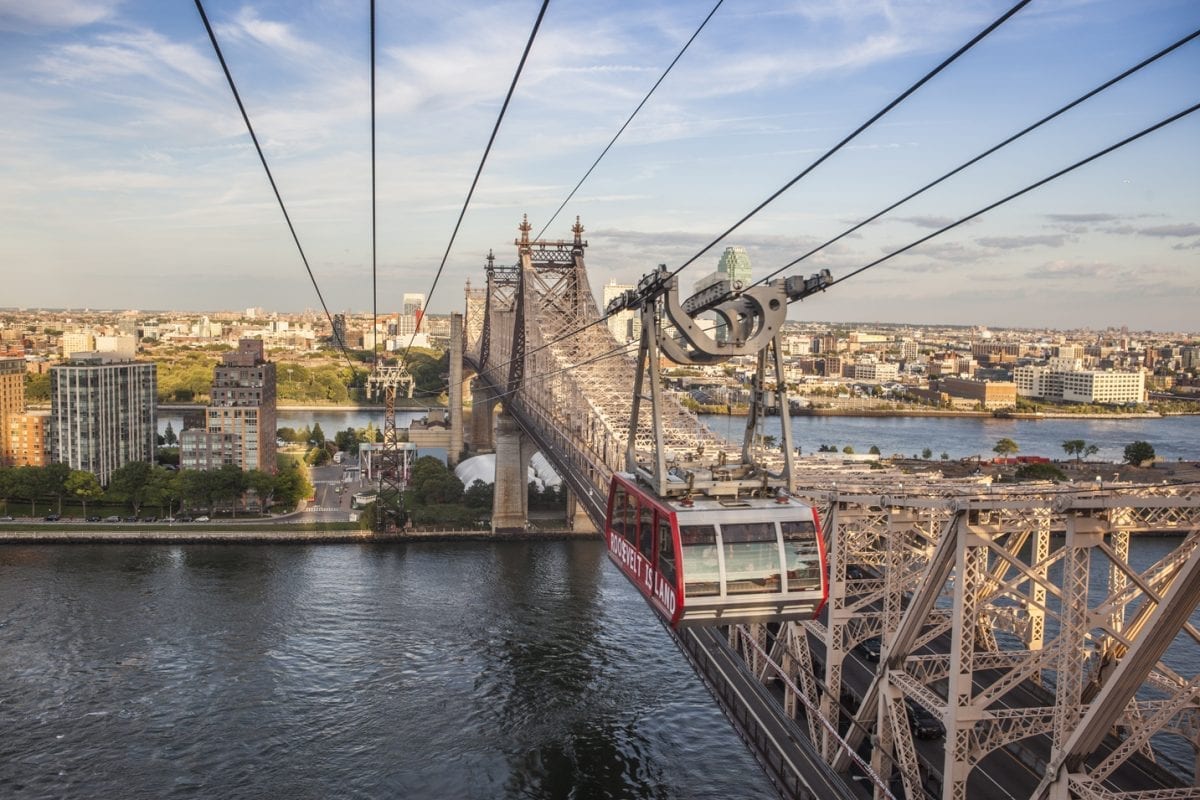 Roosevelt Island Tram em NYC