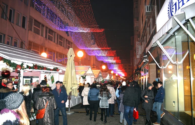 Mercado de Natal em Zagreb