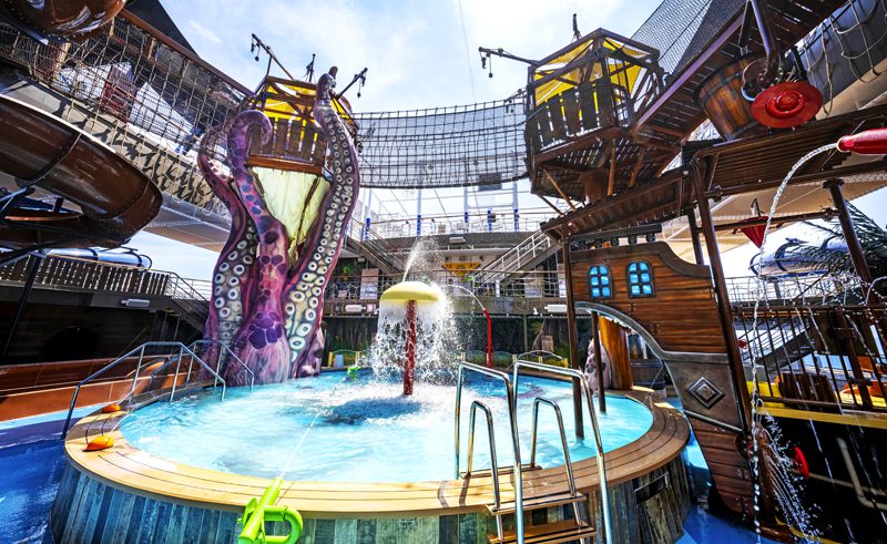 aquapark do MSC Seashore