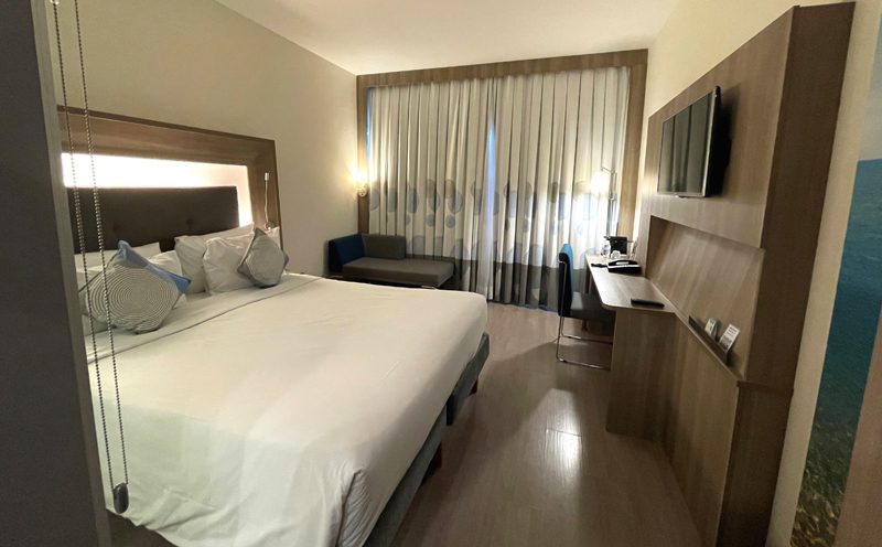 Quarto do Novotel Santos Gonzaga