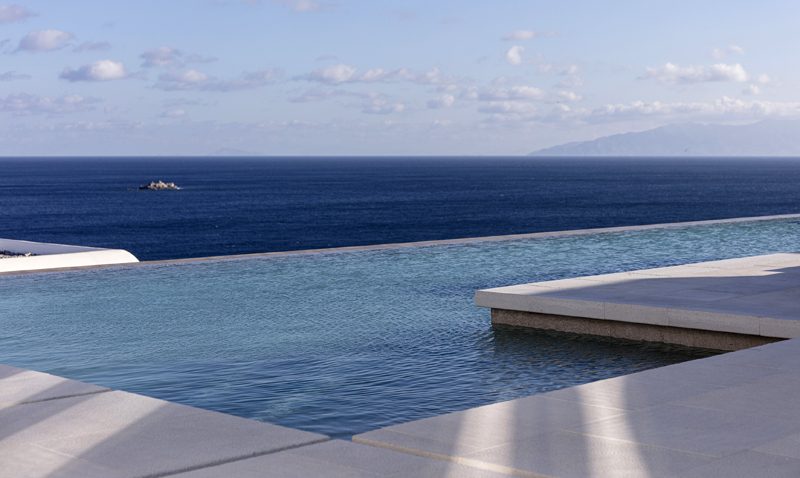 piscina do Kalesma Mykonos