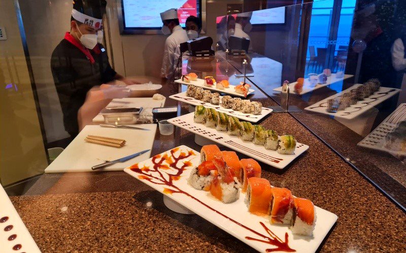 Gastronomia oriental no Costa Firenze
