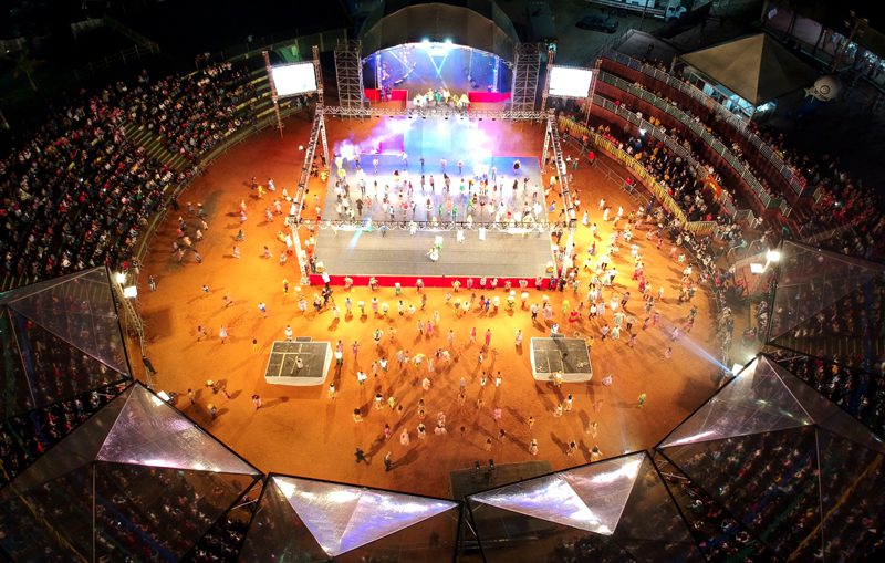 Recinto do Folclore na Estância Turística de Olímpia