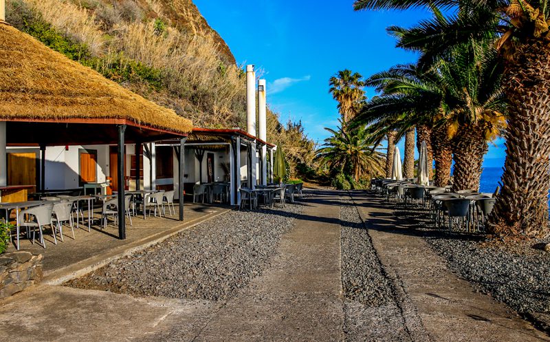 Fajã dos Padres em arquipélago da Madeira