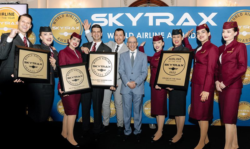 Qatar Airways - Companhia Aérea do Ano em 2022