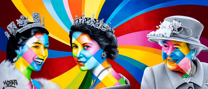 Quadro The Queen de Eduardo Kobra