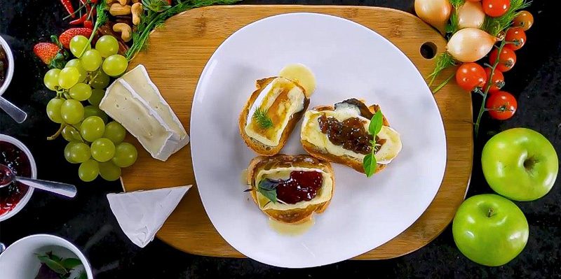 Bruschetta de Queijo Brie