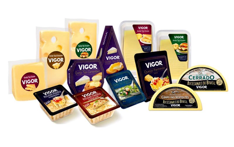 Linha de queijos Vigos