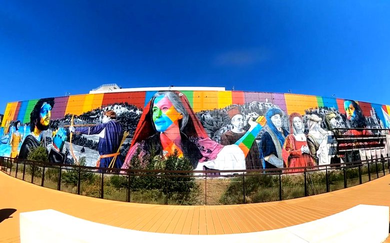 Mural de Kobra é atração turística e vira selo em San Marino