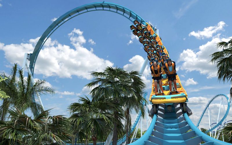 A sétima montanha-russa do SeaWorld