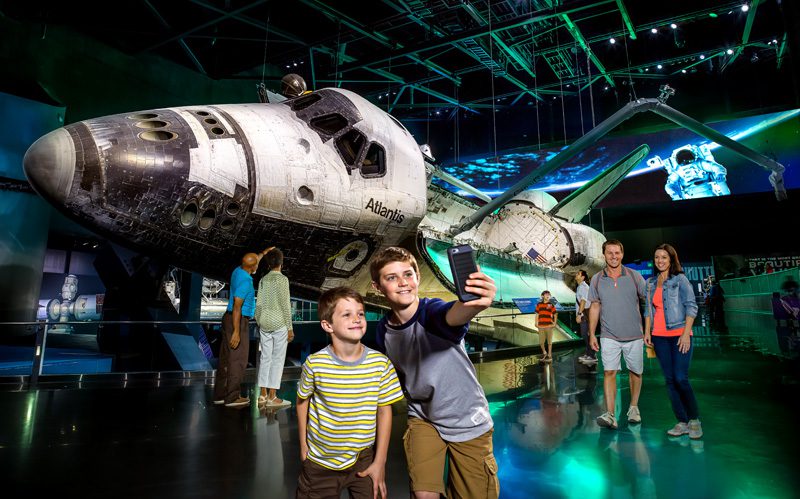 Atlantis no Parque da NASA Kennedy Space Center