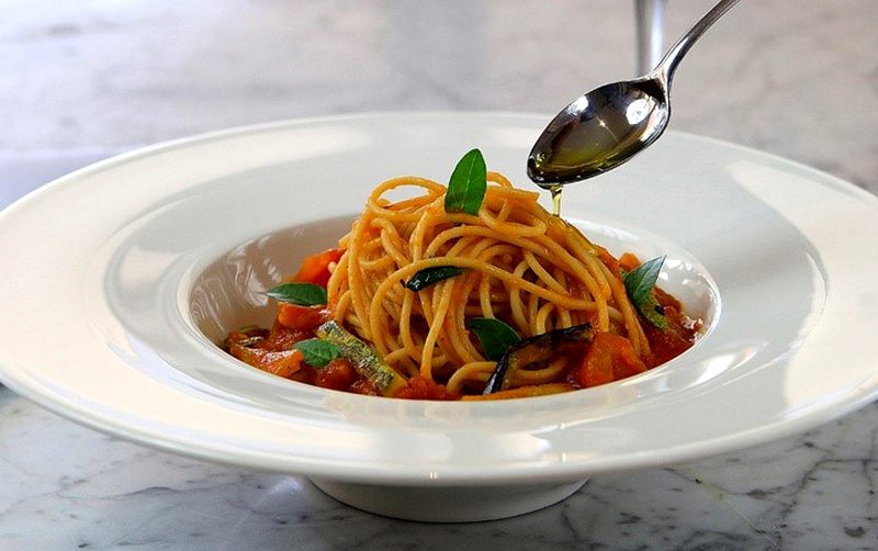 Pasta alla Siracusa no Dia Mundial Sem Carne