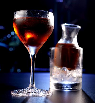 Drinque Manhattan do Fino da Bosssa