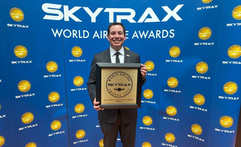 JetSMART Airlines é premiada pela Skytrax