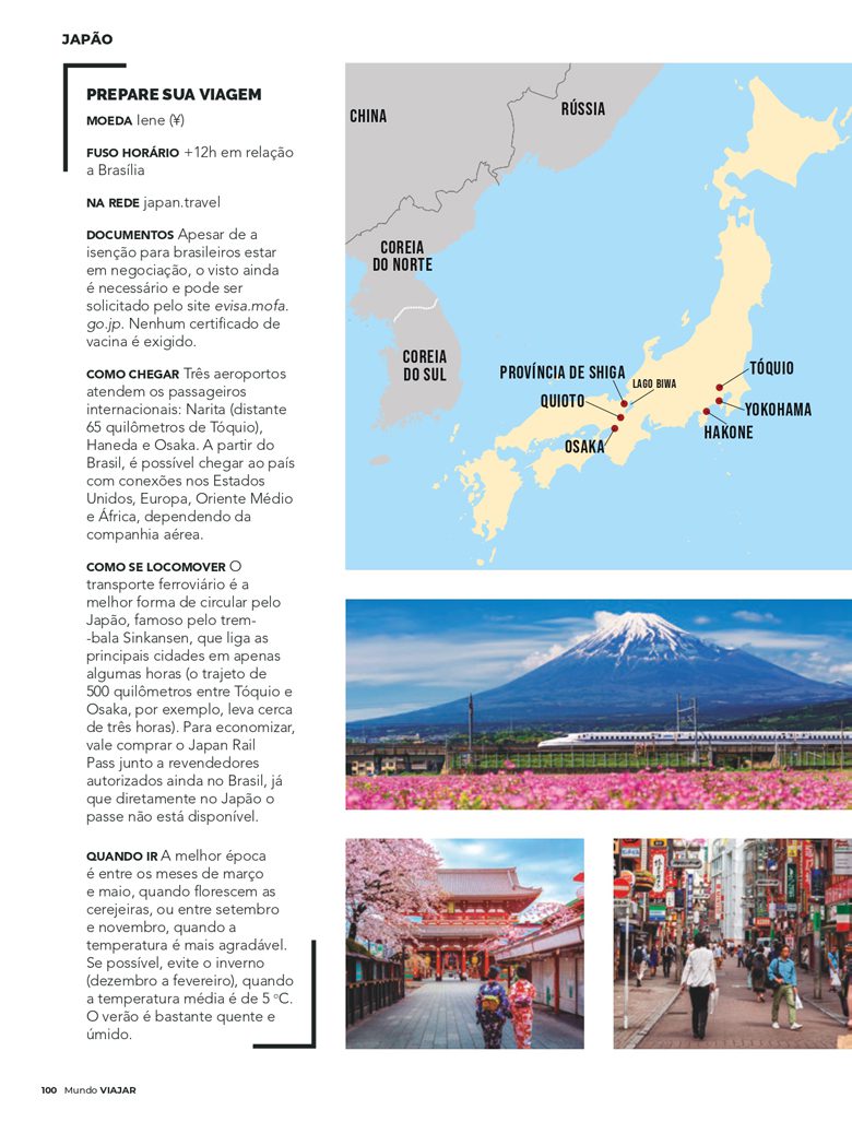 Revista Viajar: Japão