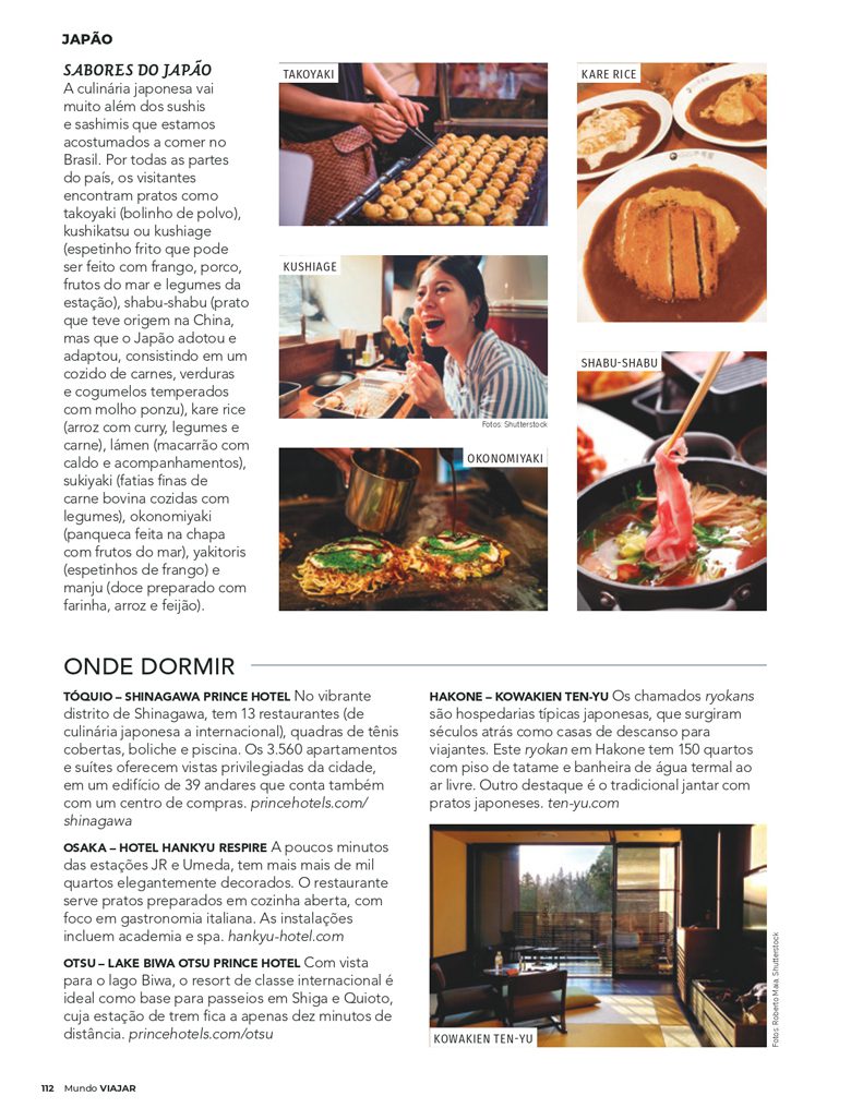 Revista Viajar, junho de 2023: Japão