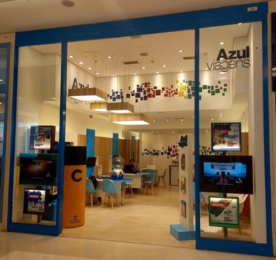 Loja Azul Viagens no Shopping Granja Vianna
