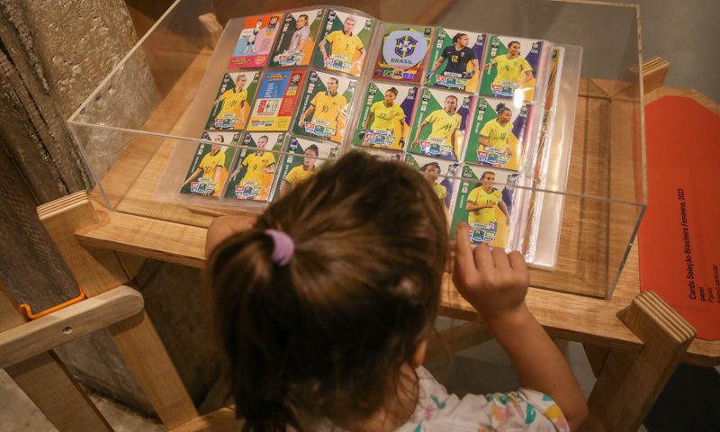 Exposição Futebol de Brinquedo no Museu do Futebol