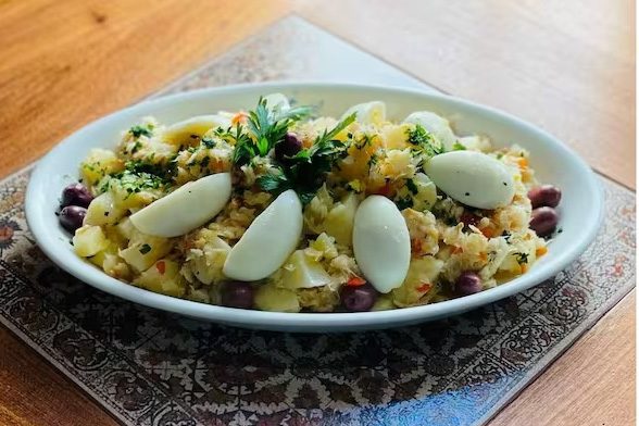 Bacalhau gomes de Sá do Gambrinus
