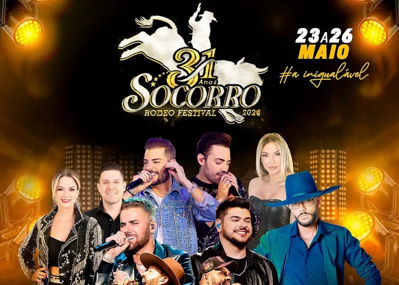Socorro Rodeo Festival tem shows, competições e entretenimento