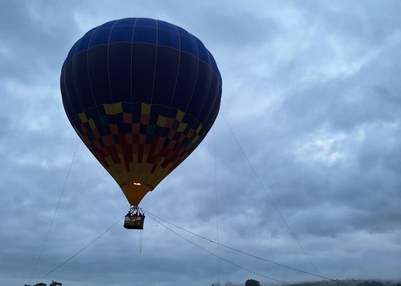 Voo de balão em São Pedro