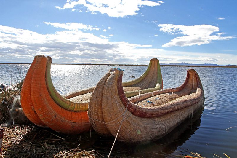 Lago Titicaca no Peru