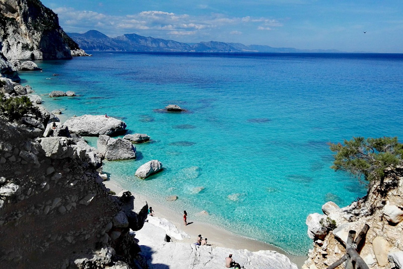 Cala Goloritzé na Itália