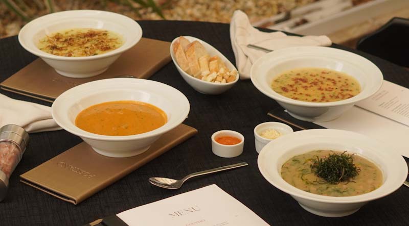 Sopas e caldos Restaurante Positano -em Jurerê Internacional