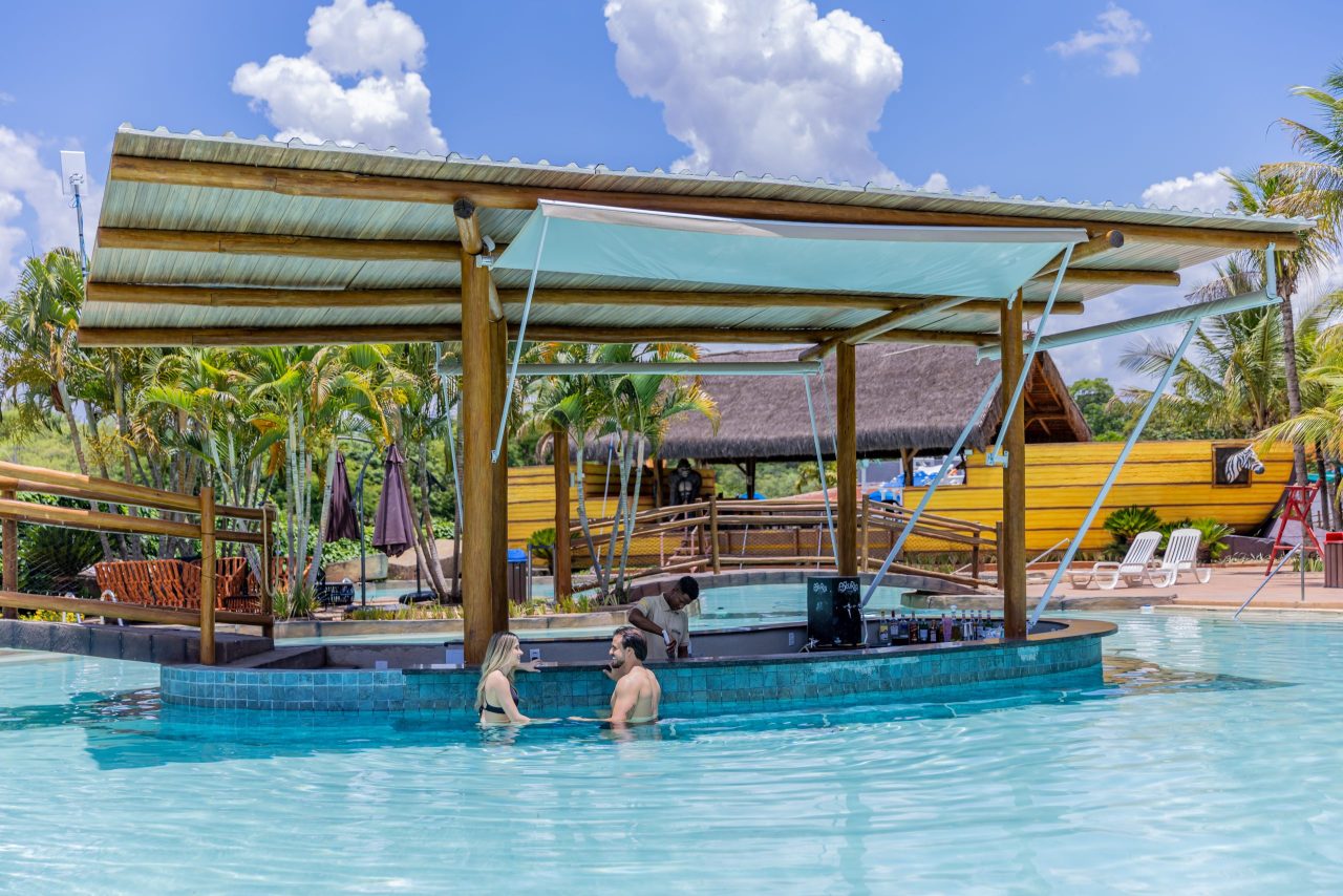 Bar molhado no Arca Parque