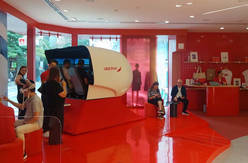 Espaço Iberia apresenta experiências imersivas e gratuitas