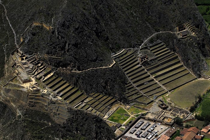 Ruinas de Ollantaytambo en Ollantaytambo, Cuzco, 5 de Diciembre 2011. Foto: Pilar Olivares/Promperu