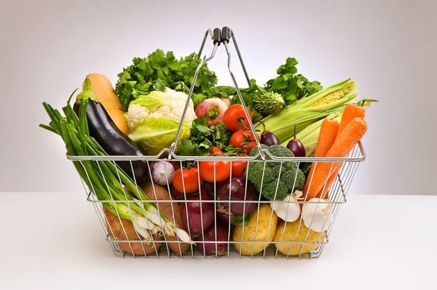 Shopping-basket-filled-with-fresh-vegetables