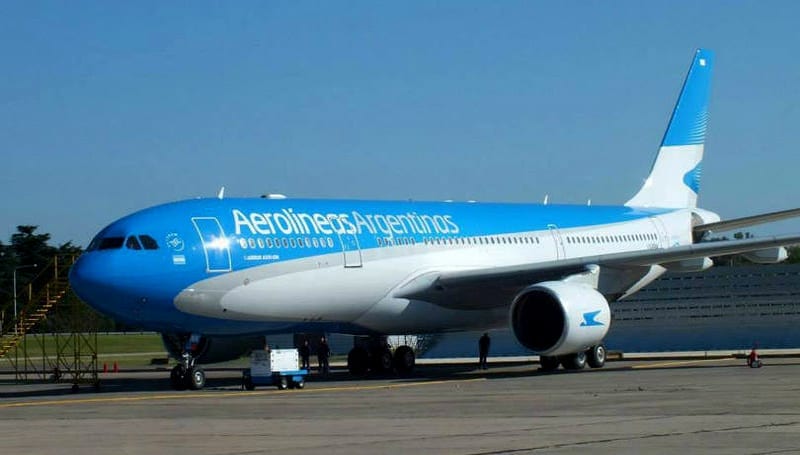 Aeronave da Aerolineas Argentinas