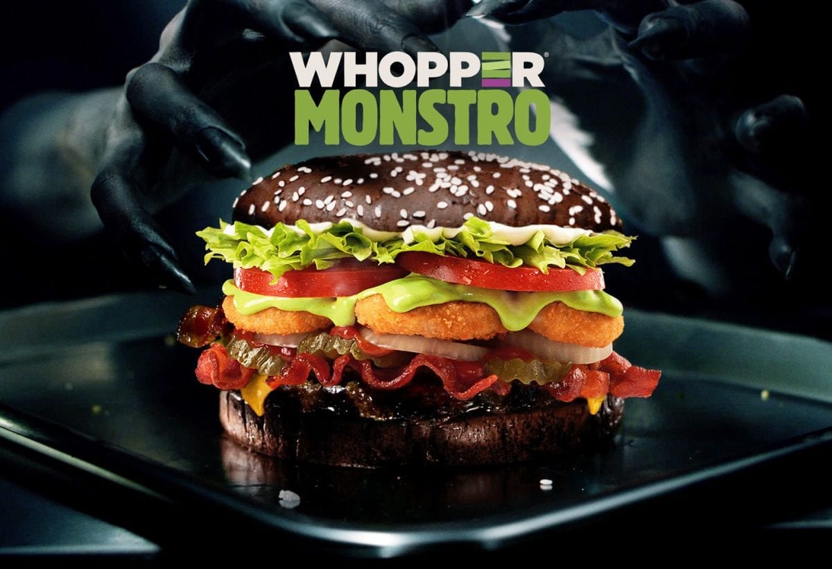 Rede Burger King lança hambúrguer de Halloween
