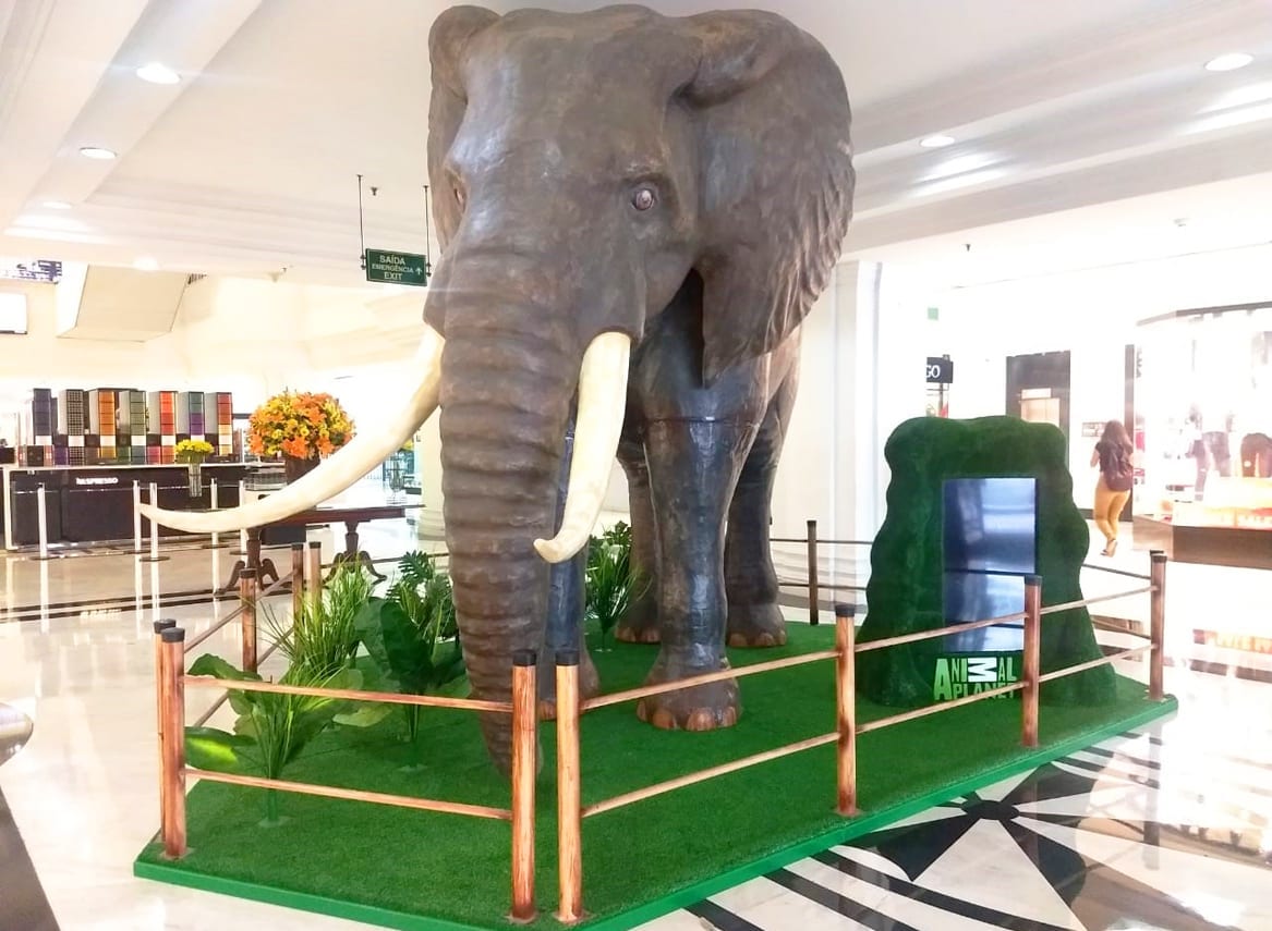 Shopping Pátio Paulista inaugura atração Animal