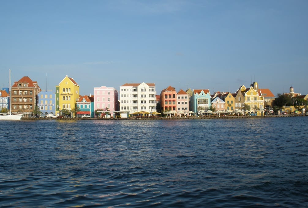 Casas coloridas de Curaçao