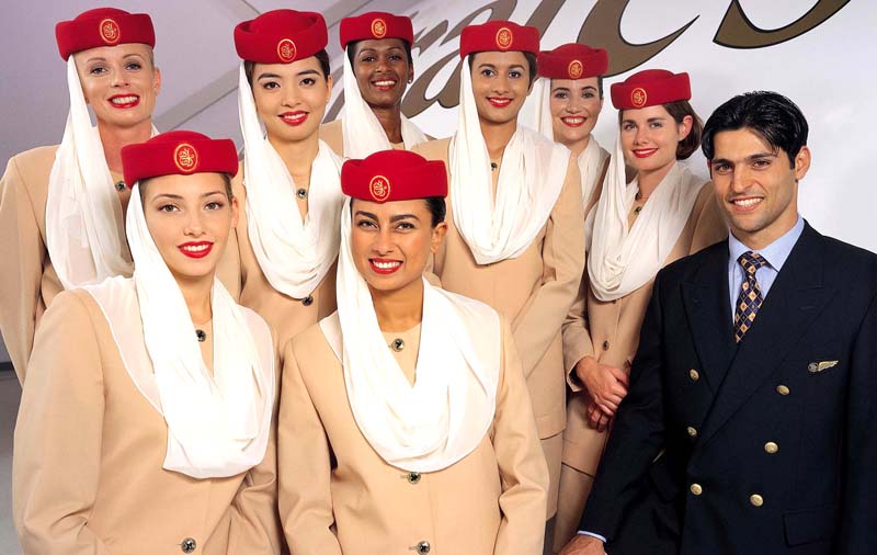 Emirates Airlines - comissãrios de bordo
