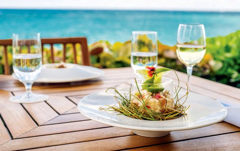 Gastronomia em férias nas Bahamas