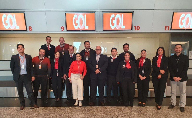 Equipe da GOL em Mendoza