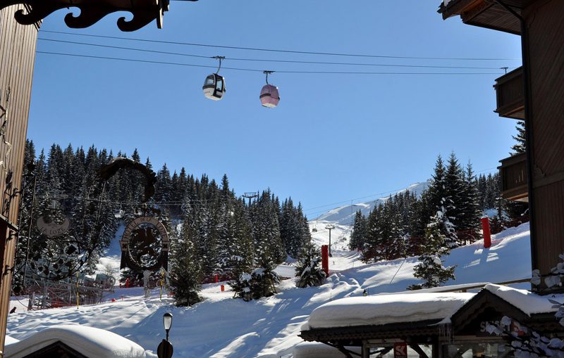 Courchevel, estação de esqui nos alpes franceses