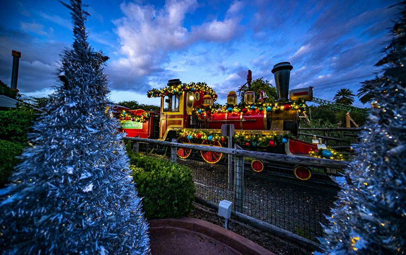 Christmas Town no Busch Gardens Tampa Bay